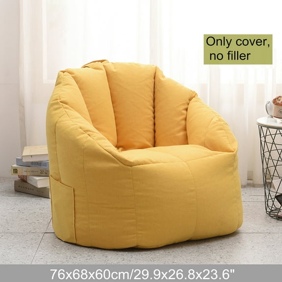 YouLoveIt Large Bean Bag Chair Cover Chairs Seat Couch Sofa Cover Indoor Comfortable Beanbag Chair Cover Just Only Cover (No Filler)