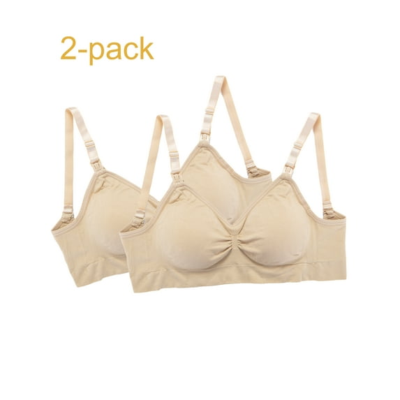 YouLoveIt Maternity Nursing Breast Feeding Bras Pregnant Nursing Bras Underwear Prevent Sagging with Removable Pads