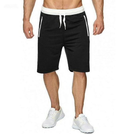 YouLoveIt Men Sweat Shorts Lounge Gym Workout Casual Shorts Workout Sweatpants Elastic Joggings Shorts Workout Shorts with Pockets