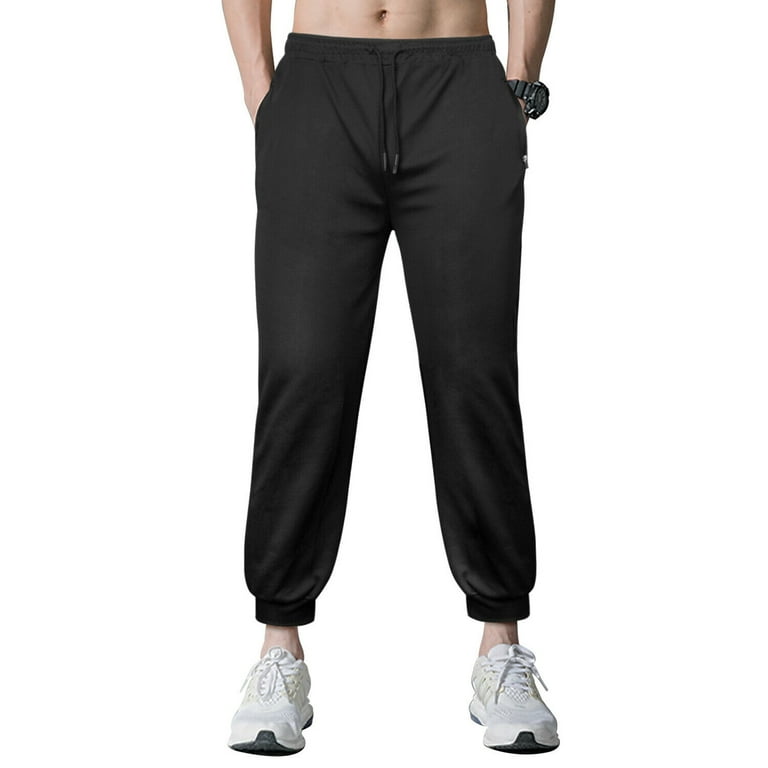 YouLoveIt Men's Sweatpants Loose Fit Mesh Athletic Pants Workout