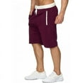 thumbnail image 1 of YouLoveIt Mens Casual Shorts Sweat Shorts Elastic Waist Drawstring Joggers Sweat Short Pants Summer Workout Shorts Summer Shorts with Zipper Pockets, 1 of 1