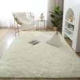 thumbnail image 1 of YouLoveIt Rectangle Soft Area Rugs Shaggy Area Rugs Fluffy Shag Rug Floor Rugs Non-Slip Home Decor Warm Mat Home Bedroom Beside Mat Plush Area Rugs for Living Room, 1 of 5