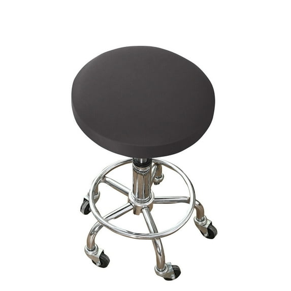YouLoveIt Round Chair Cover Stretch Elastic Chair Cushion Elastic Protective Polyester Stretch Chair Seat Protector Slipcover for Swivel Chair or Barstool Round Bar Stool Covers