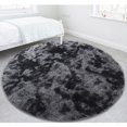 thumbnail image 1 of YouLoveIt Round Rug Home Decor Floor Rugs Circle Carpets Plush Shag Area Rugs Fluffy Circle Shaggy Area Rug Fuzzy Carpet Fluffy Circle Rug for Kids Room, Furry Carpet for Teen's Room, 1 of 8