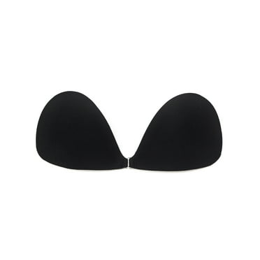 YouLoveIt Self Adhesive Silicone Bras Women's Seamless Strapless Invisible Bras Push Up Bra Backless Sticky Bras Reusable Silicone Covering Nipple Bras