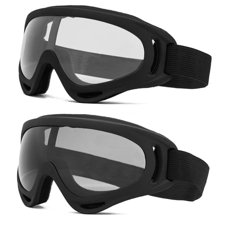 YouLoveIt Ski Goggles, 2-pack Winter Outdoor Sports Goggles Ski Snowboard Goggles Anti-fog UV Protection, Skate Glasses Bicycle Motorcycle Protective Glasses for Men Women Youth