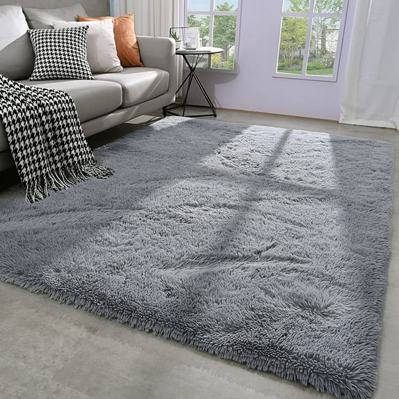 YouLoveIt Soft Area Rugs Fluffy Carpets Furry Floor Rugs Soft Shaggy Rugs Fluffy Bedroom Carpet Rectangle Durable Plush Fuzzy Area Rugs for Living Room Bedroom Dorm Kids Room