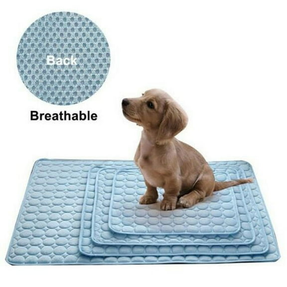 YouLoveIt Summer Mat for Dogs Cats Mat Non Slip Pet Mat Self Bed Mat Summer Bed Pad Cool Cushion Pad Keep Pets Cool Comfort for Cats and Dogs Home or Outdoor
