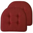 thumbnail image 1 of YouLoveIt U-Shaped Chair Pad Foam Fill Cushion Dining Chair Pad Memory Foam Kitchen Seat Pad, 16" x 17", 2/4/6/12 Packs, 1 of 7