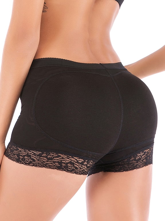 Women Butt Lifter Hip Enhance Panties Seamless Body Shaper Women Butt Pad Lace Panties Enhancer Underwear Shapewear Women's Seamless Panty Shapewear