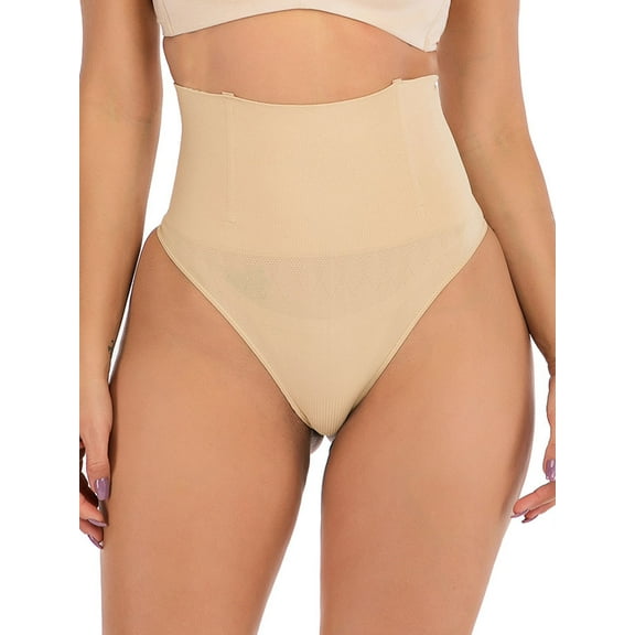 YouLoveIt Women Butt Lifter Panties Tummy Control Panties Hi-Waist Stomach Body Shaper Underwear Thong Shapewear Hip Enhancer Seamless Underwear