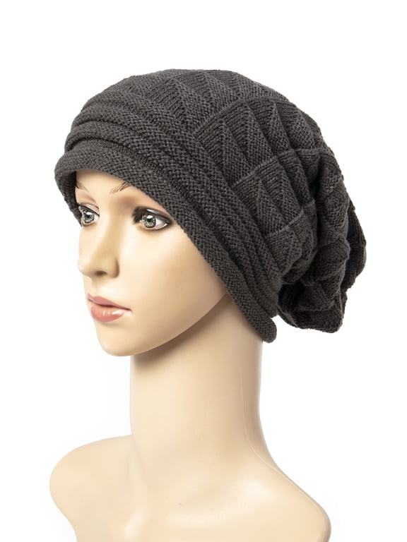 Women Knit Hat Crochet Knit Slouchy Beanie Hat Slouchy Beanie Warm Winter Knit Hat Winter Caps Hats Mens Womens Ski Cap Stocking Cap
