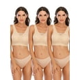 thumbnail image 1 of YouLoveIt Women Lace Sport Bras Breathable Sports Bra Sport Fitness Vest Lace Bra Yoga Running Fitness Workout Stretch Fitness Gym Lace Crop Top Sleep Bra, 1 of 7