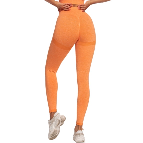 YouLoveIt Women Seamless Yoga Leggings High Waist Yoga Pants Butt Lift Tight Tummy Control Leggings Textured Booty Tights Yoga Running Leggings Pants