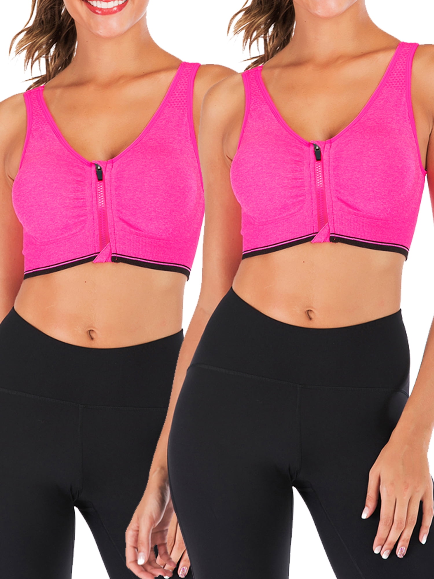 Ladies Padded Sports Bra Fitness Workout Running Yoga Stretch Camisole Bras