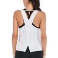 thumbnail image 1 of YouLoveIt Women Sport Yoga Vest Gym Sports Tops Shirts Active Stretch Sleeveless Workout Vest Quick Dry Loose Tops, 1 of 7