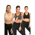 thumbnail image 1 of YouLoveIt Women Sport Bras Front Zipper Closure Stretch Tank Top Racerback Padded Bra Zipper Running Workout Fitness Yoga Bras, 1 of 7