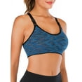 thumbnail image 1 of YouLoveIt Women Sports Bra Paded Racerback Yoga Bras Stretchy Removable Pads Tank Top for Yoga Running Fitness Workout Activities, 1 of 7