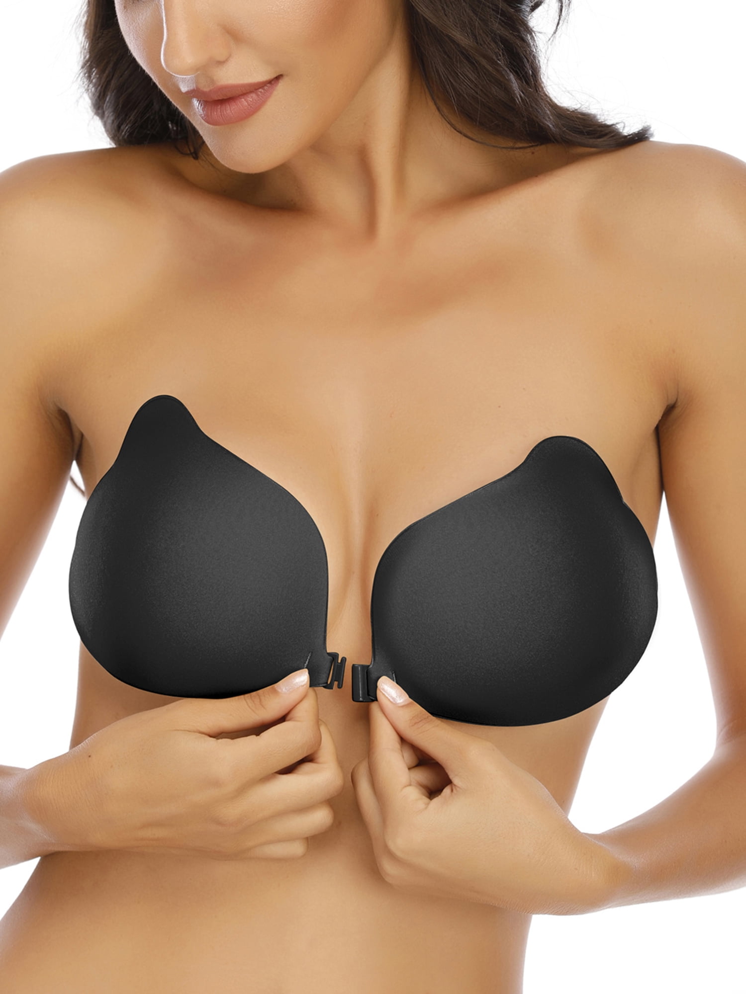  YOOUS Invisible Strapless Bra Women Bandeau Bra Womens Seamless  Stretch Push Up Bras Plus Size Bra : Clothing, Shoes & Jewelry
