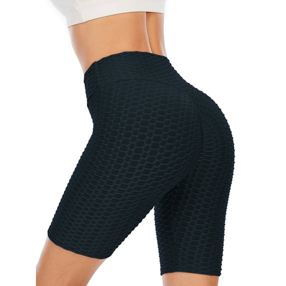 YouLoveIt Women Yoga Shorts Biker Leggings Bike Shorts Scrunch Butt Lifting Biker Short Leggings Women High Waist Tummy Control Workout Yoga Shorts