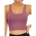 thumbnail image 1 of YouLoveIt Women Yoga Tops Women's Sleeveless Tank Tops Cami Sleeveless T-Shirt Summer Vest Crop Top Padded Vest Sport Bra Yoga Vest Ladies Casual Vest, 1 of 8