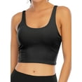 thumbnail image 1 of YouLoveIt Women Yoga Tops Yoga Vest Ring Sling Vest Active Wear Tops Vest Yoga Sleeveless Fitness Jogging Yoga Tank Top Women Padded Sports Bra, 1 of 7