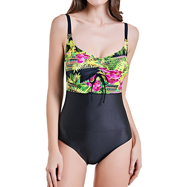 YouLoveIt Women s One Piece Swimsuit Tummy Control Tankini Bathing