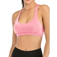 thumbnail image 1 of YouLoveIt Women's Sports Bra Padded Stretch Fitness Tops Comfort Sports Bras Womens Yoga Underwear Padded Bras Workout Bras with Removable Pads, 1 of 7