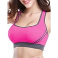 thumbnail image 1 of YouLoveIt Women's Sports Bra Removable Pad Yoga Bras Cross Back Elastic Vest Yoga Running Sport Bra Gymwear Fitness Yoga Exercise Tank Tops, 1 of 6
