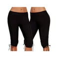 thumbnail image 1 of YouLoveIt Women's Swim Pants Shorts Long Board Short Swim Capris Plus Size Rash Guard Capris Sport Leggings Long Swim Pants Shorts Swim Bottoms Pants, 1 of 8