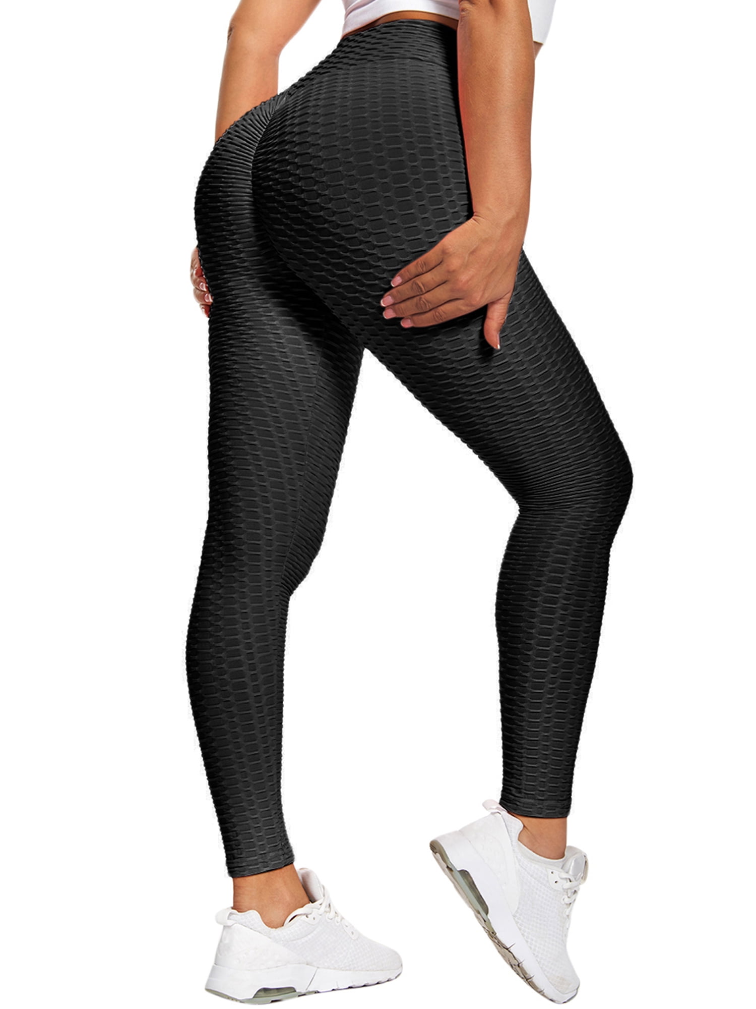 Nike Womens Yoga Running Athletic Leggings Black S 