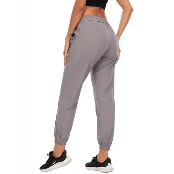 YouLoveIt Women's Yoga Pants Athletic Pants Quick Dry Hiking Jogger Pants Lounge Pants Athletic Outdoors Workout Pants Comfy Drawstring Loose Straight Lounge Running Pants
