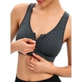thumbnail image 1 of YouLoveIt Women's Zipfront Racerback Sports Bra High Impact Support Tank Tops Breathable Workout Yoga Bras Active Yoga Sport Yoga Bra Running Gym Yoga Bras, 1 of 7
