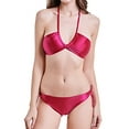 thumbnail image 1 of YouLoveIt Womens Bikini Swimsuits Swimwear Swimsuit Padded Beachwear Bikini Set V-Wire Bikini Swimsuit Top Strappy Two Piece Bathing Suit, 1 of 7