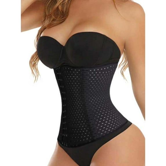 YouLoveIt Womens Body Shaper Sweat Corset Slimming Sweat Belt Body Shaper Cincher Tummy Slimmer Nipper Girdle Shapewear for Workout Fitness