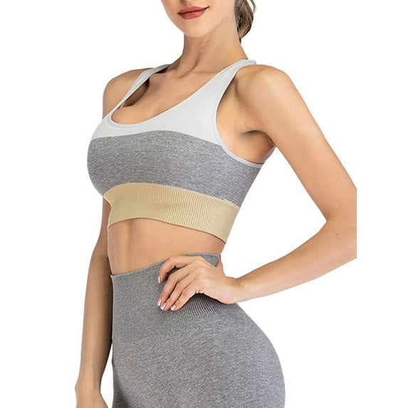 YouLoveIt Womens Sports Yoga Bra Removable Pad Yoga Bras Hollow Back Comfort Push up Sports Bras Ladies Bras Fitness Yoga Tops for Gym Running Workout Yoga Fitness