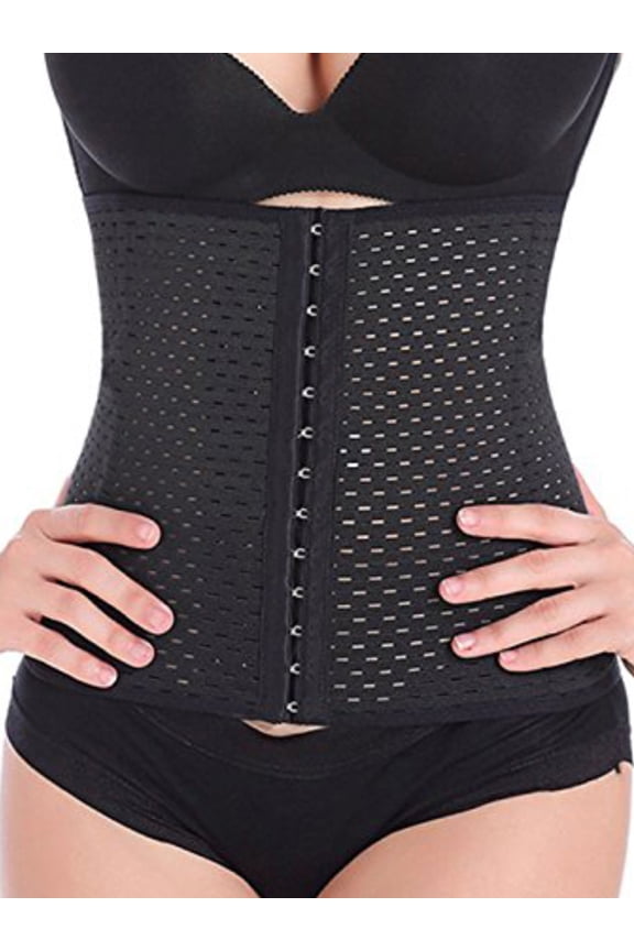 Womens Sweat Waist Trainer Corset Shapewear Trimmer Belt Waist Training Tummy Cincher Corset Slim Waistline Body Shaper Girdle Shapewear