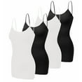 thumbnail image 1 of YouLoveIt Womens Tank Top Shapewear 4pcs Camisole Women Tummy Control Cami Shaper Cotton Camisole Adjustable Strap Tank Tops Shapewear for Women, 1 of 5