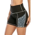 thumbnail image 1 of YouLoveIt Womens Yoga Shorts Butt Lifting Yoga Shorts High Waist Tummy Control Yoga Leggings Solid Color Yoga Running Shorts Yoga Short Leggings Stretch Ruched Hot Shorts with Pockets, 1 of 6
