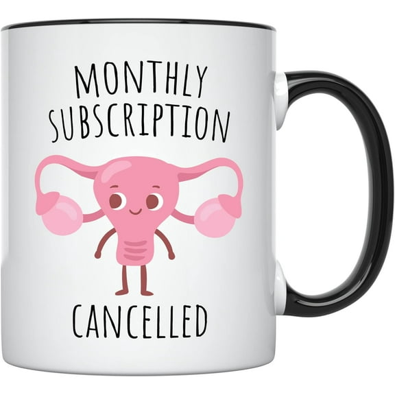 YouNique Designs Funny Hysterectomy Coffee Mug, 11 Ounces, Post Hysterectomy Cup, Uterus Mug, Get Well Mug for Women After Hysterectomy Surgery, Hysterectomy Cup for Women (White)