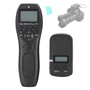 YouPro MC-292 DC0 Wireless Timing Shutter Remote Control System for Nikon D850 D810 D800 D700 Fujifilm Cameras, Includes Batteries
