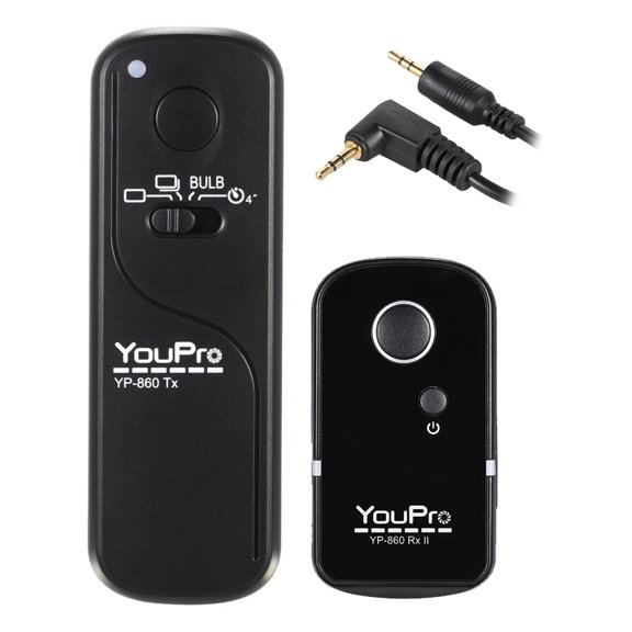 YouPro Shutter Release,Wireless Remote 450d Rebel T2i 700d 760d 750d 60d 1100d 1200d Yp-860 E3 1100d 1200d 500d Shutter Release 7d2 60d 1100d 70d 7d2 60d T3i T4i T5i 600d 650d 700d 760d 750d 70d
