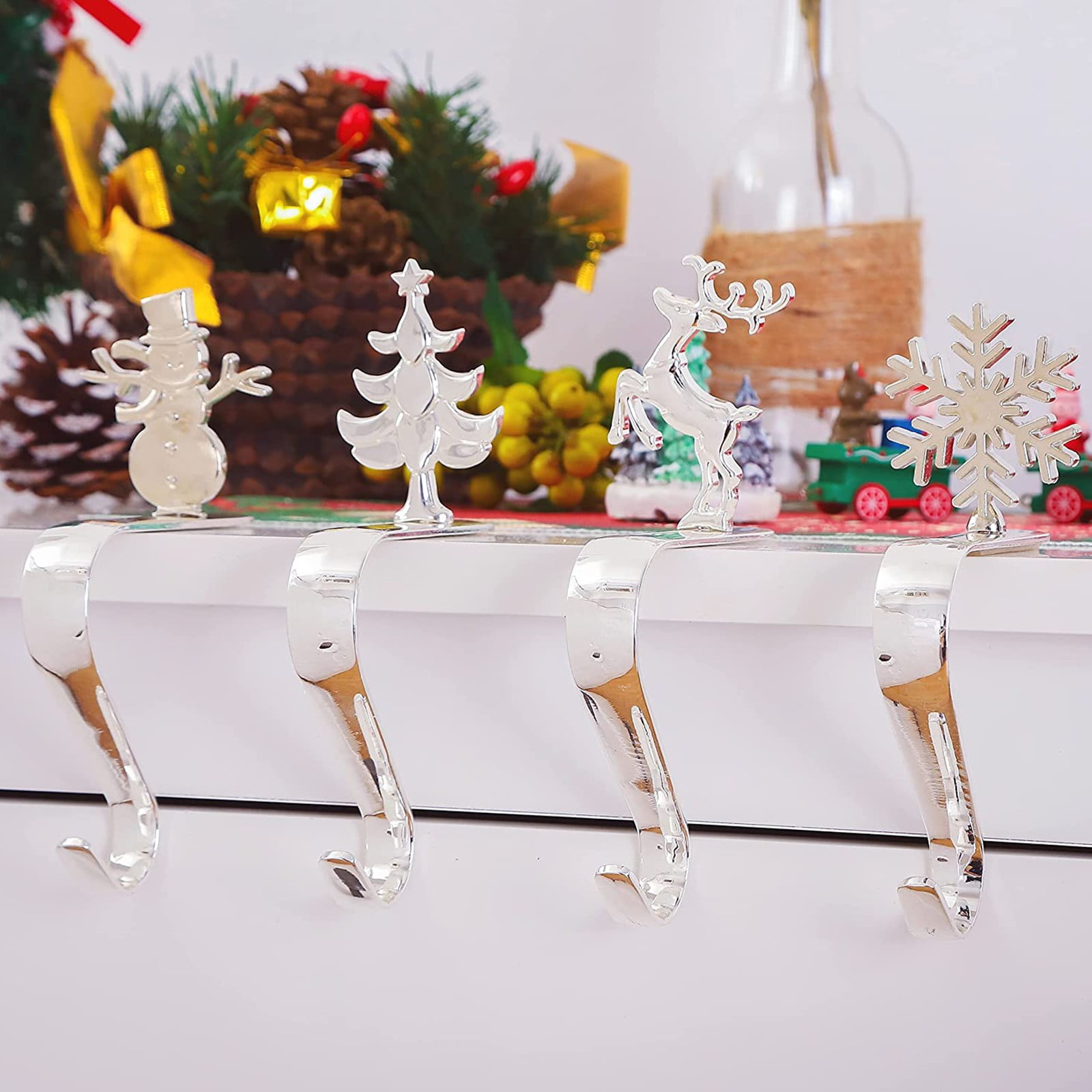 YouSNme Christmas Stocking Hooks One Size Christmas Stocking Holder