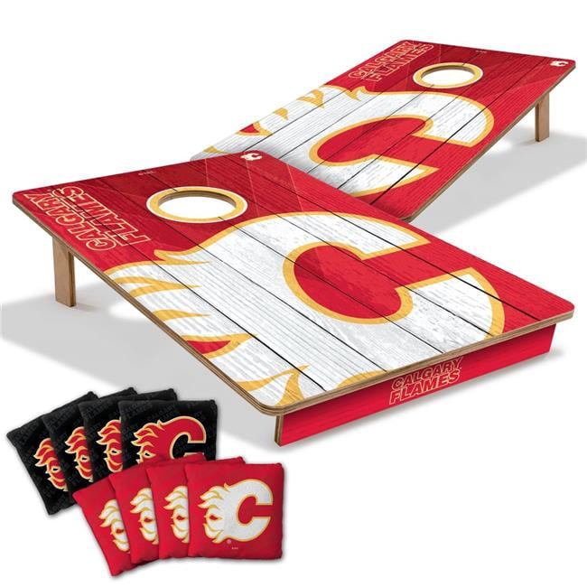 YouTheFan NHLCalgary Flames 2' x 3' Cornhole Game