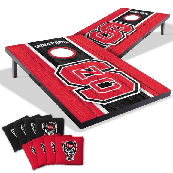 YouTheFan NCAA NC State Wolfpack 2' x 3' MDF Cornhole Game
