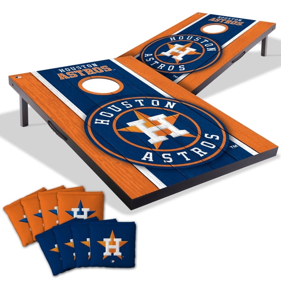 YouTheFan MLB Houston Astros 2' x 3' MDF Cornhole Game