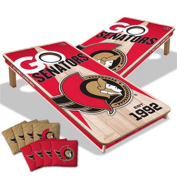 YouTheFan NHLOttawa Senators 2' x 4' Cornhole Game