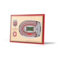 thumbnail image 1 of YouTheFan 3700949 13 x 17 x 0.625 in. NCAA Ohio State Buckeyes 100th 5-Layer StadiumViews 3D Wall Art - Ohio Stadium, 1 of 1