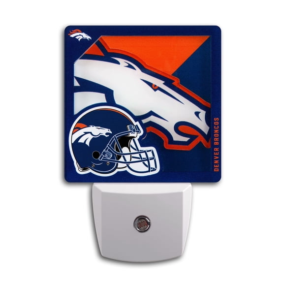 Denver Broncos Logo Series Nite Light