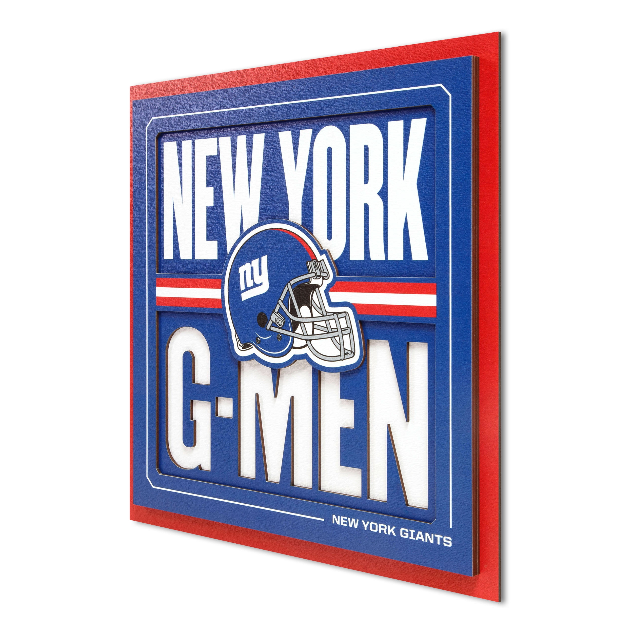 IDNA New York Giants 12" x 12" Slogan Series 3D Wall Art